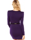 Rochie Asimetrica cu Maneci Lungi LC21680P2 Rochie Asimetrica cu Maneci Lungi LC21680P2